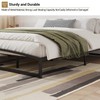 GAOMON Low Bed Frame King Size, 10 Inch Heavy Duty