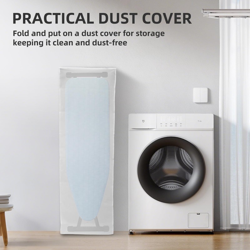 Ironing Board Adjustable Height Folding Ironing Board with Iron Pad,