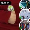 COM-FOUR® 4x reusable pocket warmers, hand warmers with owl motif