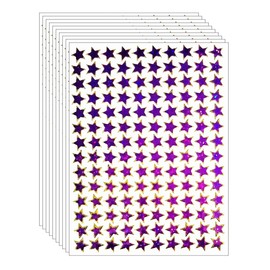 Stickers Glitter Pack 10 Sheets Purple Stars Art 3D Cartoon Kids Sticker Classic Toys Sticker School Activities Decorations Card Diary Album Scrapbooking