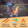 Wild Wilderness Survival Fire Steel, Flint Striker Steel Fire Starter