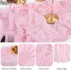 8 Pack 10Ft Cheesecloth Table Runner Light Pink, 20 x