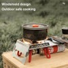Portable Camping Table Heat Shield Gas Stove Stand Windshield Camping