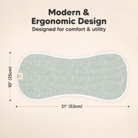 5-Pack Muslin Burp Cloths Baby Boy, Girl - Very Absorbent Baby Burp Cloth Rags, 8-Layers Viscose Derived from Bamboo Cotton Muslin Towel, Super Soft Spit Up Rags, No Shrink Washcloths (Wilderness)