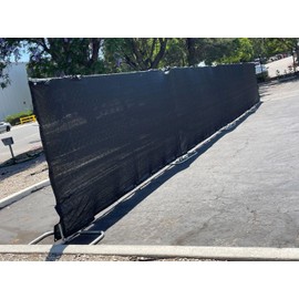 Sandbaggy Privacy Fence Screen - 6ft x 50ft - UV Resistant HDPE - Chain Link Fences, T-Posts, Wire Fence - Outdoor, Garden, Backyard (6 ft x 50 ft, 1, Count)