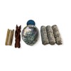NESSASTORES - Medium Size Smudge Kit - 5"-6" Abalone Shell