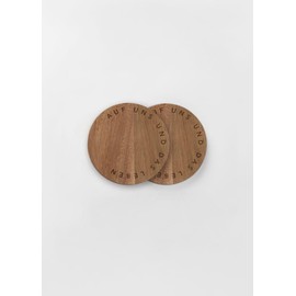 Coasters Set of 2 On Us and Life