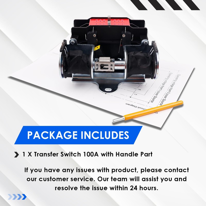 0L2910 100A Transfer Switch with Handle Part Compatible with Generac