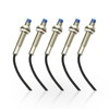 Lzcdelyxiao 5Pcs NO Normally Open NPN Inductive Proximity Sensor Switch