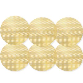 BEYLAB Set of 6 Strainers for Oil Burners, Brass Incense Strainer for Incense Burners with Strainer, Replacement Grid, Diameter 5 cm, Huang