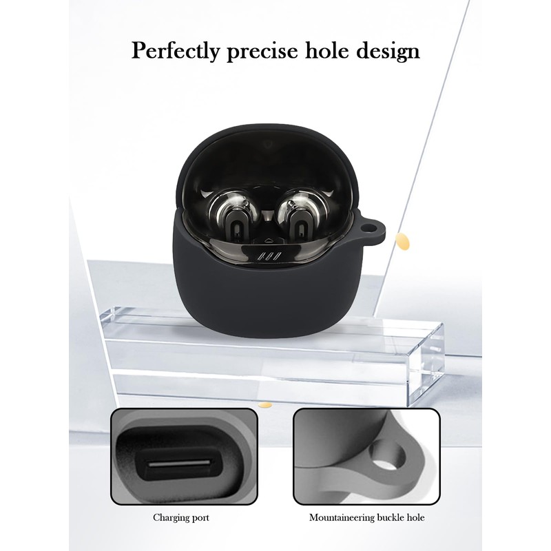 Case for JBL Tune Flex 2-True Wireless Noise Cancelling Earbuds,Soft