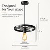 Vintage Industrial Bicycle Wheel Chandelier for Restaurants & Cafés –