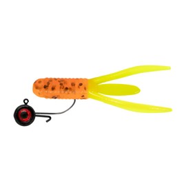 BONEHEAD TACKLE Snack Pack/Stump Bug 1.75" / 5 Soft Plastics + 1 JIG Head/PARADISE-5PC+1JH