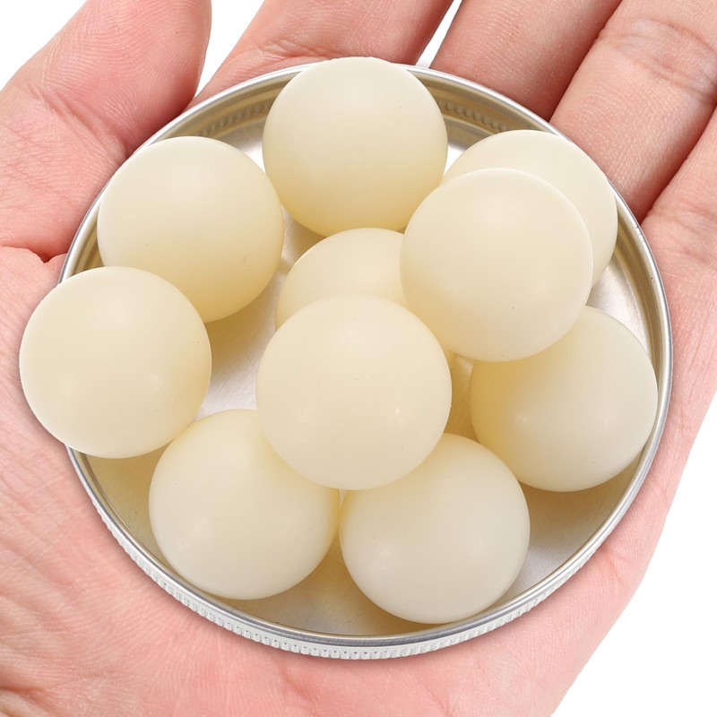 sourcing map 20pcs Nylon Bearing Balls 1" 25.4mm Solid Plastic