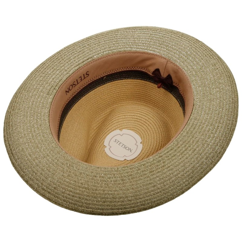 Stetson Dovito Fedora Straw Hat UV Protection Women Men Summer,
