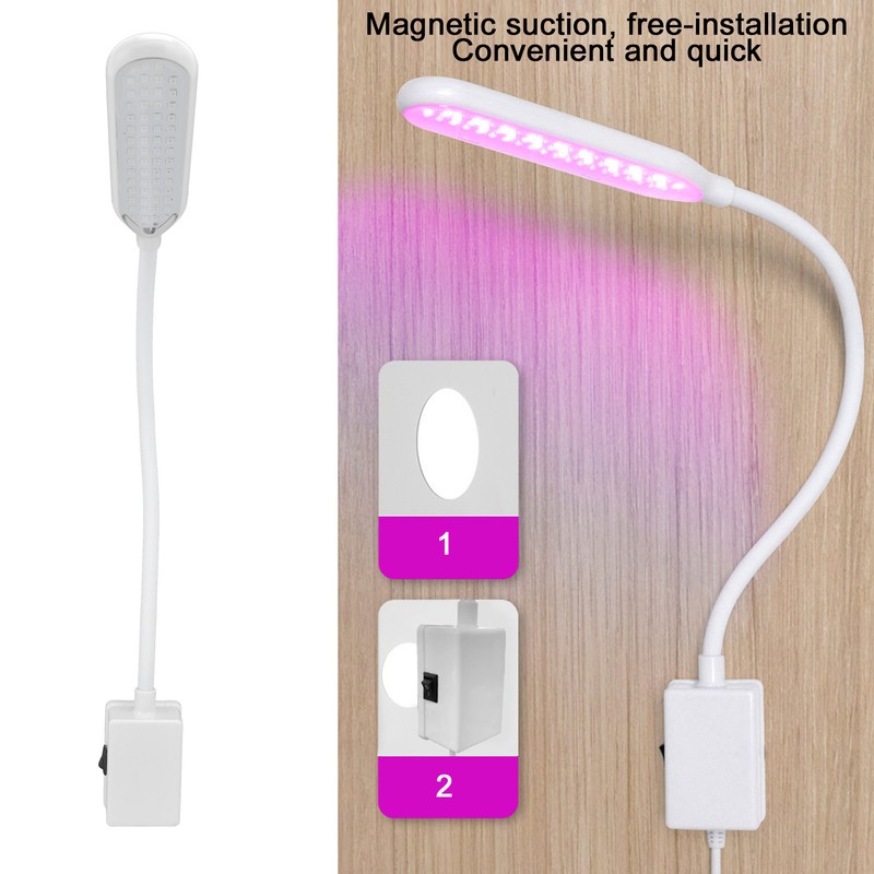 LED Plant Lamp USB Powered 360° Adjustable Plant Growing Lamp