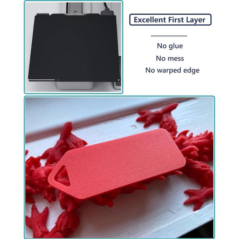 3D Printing PEI Build Plate 184x184mm Dual Side PEI Textured