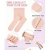 leg elegant 2 Pairs Ballet Tights for School Girls Toddler