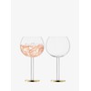 LSA Interntional Luca Cocktail & Martini, 20 onzas, oro