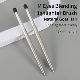 ENZO KEN Natural Goat Hair Eyeshadow Blending Brush for Pro Precision Eye Makeup Sexy Cat Eyes Nose Contour Brush Under Eye Dark Circles Swelling E204M