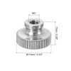 QUARKZMAN Knurled Thumb Nuts, 4 Pieces M3 x D11 mm