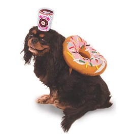 Donut and Coffee Pet Suit, Large