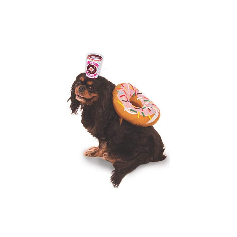Donut and Coffee Pet Suit, Large