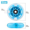 Wheelgoo 8pcs Inline Skate Wheels Led Light-Up Wheels 64/70/72/76/80mm w/Bushings