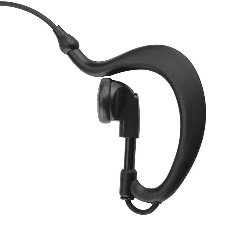 G Shape Earpiece Two Way Radio Headset 6 Pins Surveillance