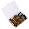 Fairing Bolts Kit, ABS+Aluminum 158Pcs/Set Universal Fairing Bolts Gasket Wrench