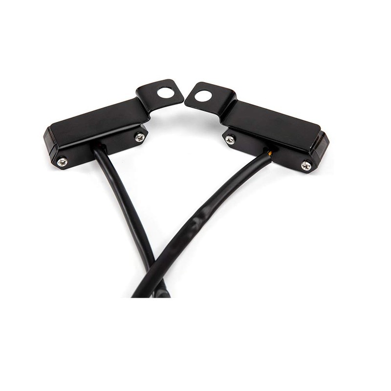 evomosa Motorcycle Mini LED Indicator Light Flowing Water Flashing Indicator