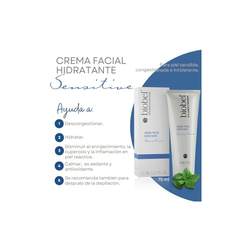 Biobel Crema Facial Hidratante Sensitive 75ml