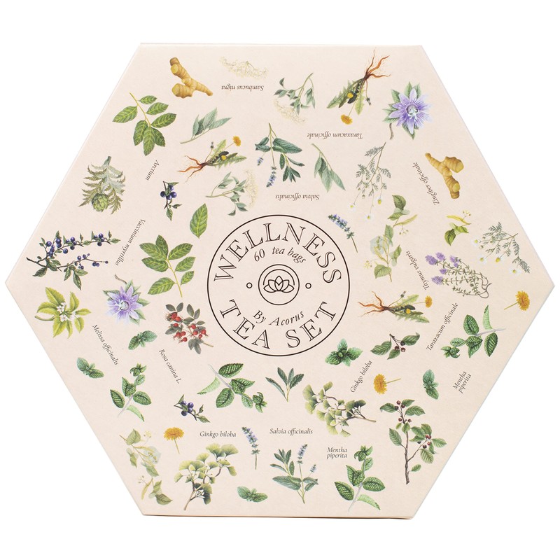 ACORUS | Wellness Tea Set | Natural Assorted Tea Hamper