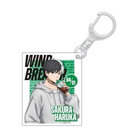 Hagoromo Wind Breaker Acrylic Key Holder, Haruka Sakura No. 83136