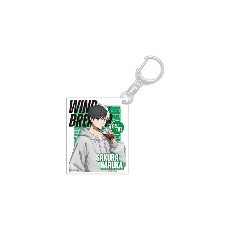 Hagoromo Wind Breaker Acrylic Key Holder, Haruka Sakura No. 83136