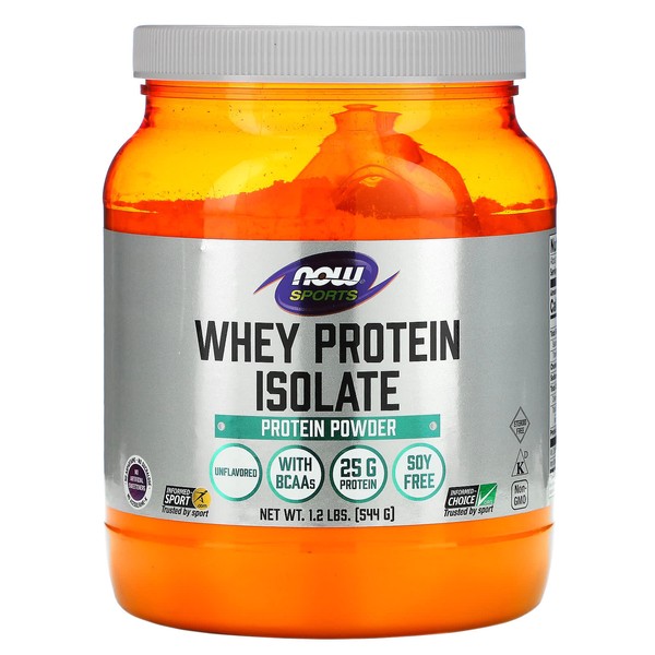 Sports Whey Protein Isolate, Unflavored 1.2 lbs (544 g) /