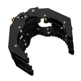 Mechanical Robot Arm Claw/Gripper Robot Gripper (Black Mechanical Claw Without servo)