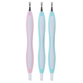 Uonlytech 3 Piezas De Piel Muerta De Acero Inoxidable Para Manicura Herramienta En V Para Suaves Y Cuidado Preciso De Uñas Portátil Y Ligero Para Uso Profesional Y Personal