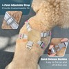 Pawaboo Dog Harness with Dog Lead Set, X-Frame Adjustable Anti-Pull