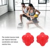 2pcs Rubber Reaction Bounce Balls Irregular Shape Reaction Balls for