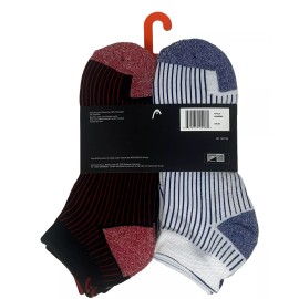 HEAD MEN'S ANKLE SOCKS 8 PAIRS SIZE 7-12