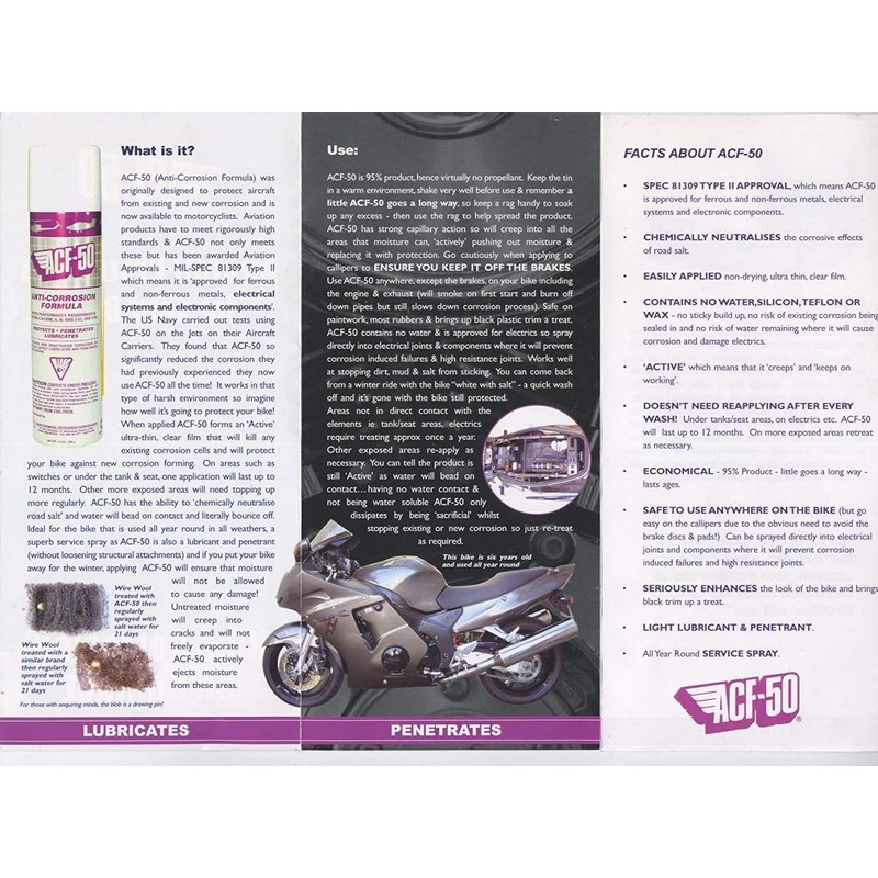 ACF-50 Anti-Corrosion Lubricant Compound - 13 oz Aerosol - Must