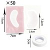 Eye Gel Pads, 50 Pairs Lint Free Patches with Under