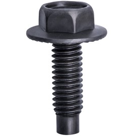 Rexka 10pcs 5/16"-18 X 1 Hex Washer Head Spin Lock Body Bolts