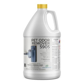 Pee Remover Cleaner - Professional Strength Pet Stain & Odor Eliminator, Enzymatic Urine Destroyer for Dogs & Cats, Poop Terminator, Carpet & Hardwood Floor Smell Buster - 1 Gallon
