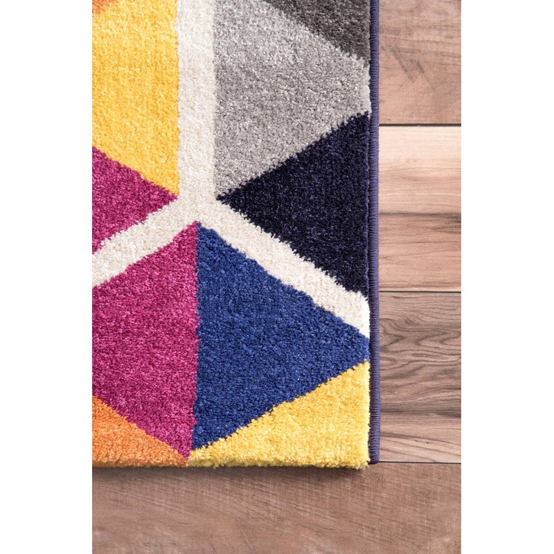 nuLOOM Maris Triangles Area Rug, 5 x 8 ft, Multi