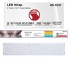 Satco 65-1210 2FT LED Ceiling Wrap Light, 20W, CCT Selectable