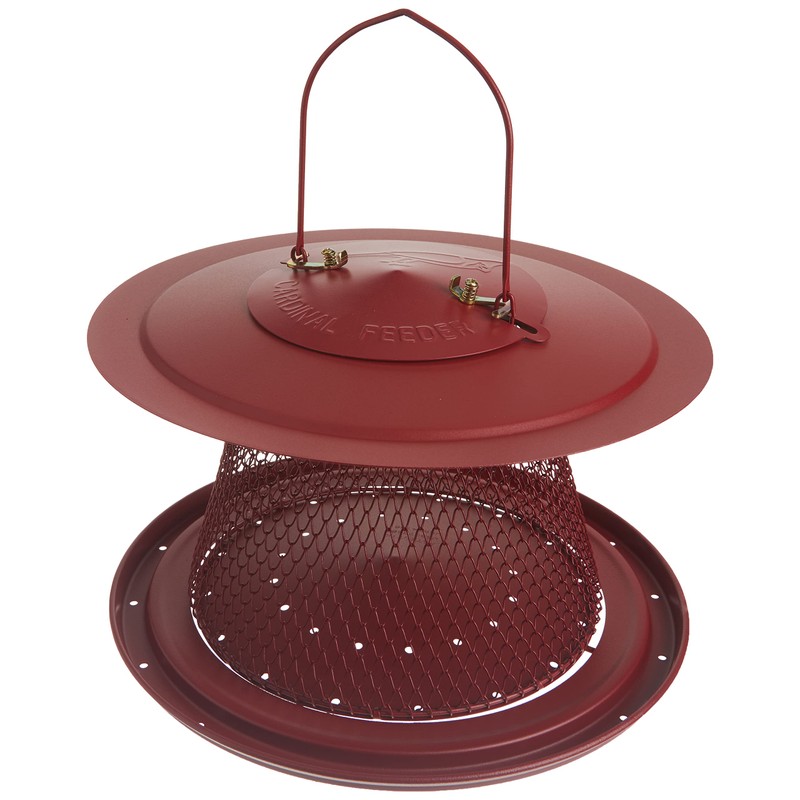 Perky-Pet C00322 Red Cardinal Bird Feeder - 2.5 Feed Capacity
