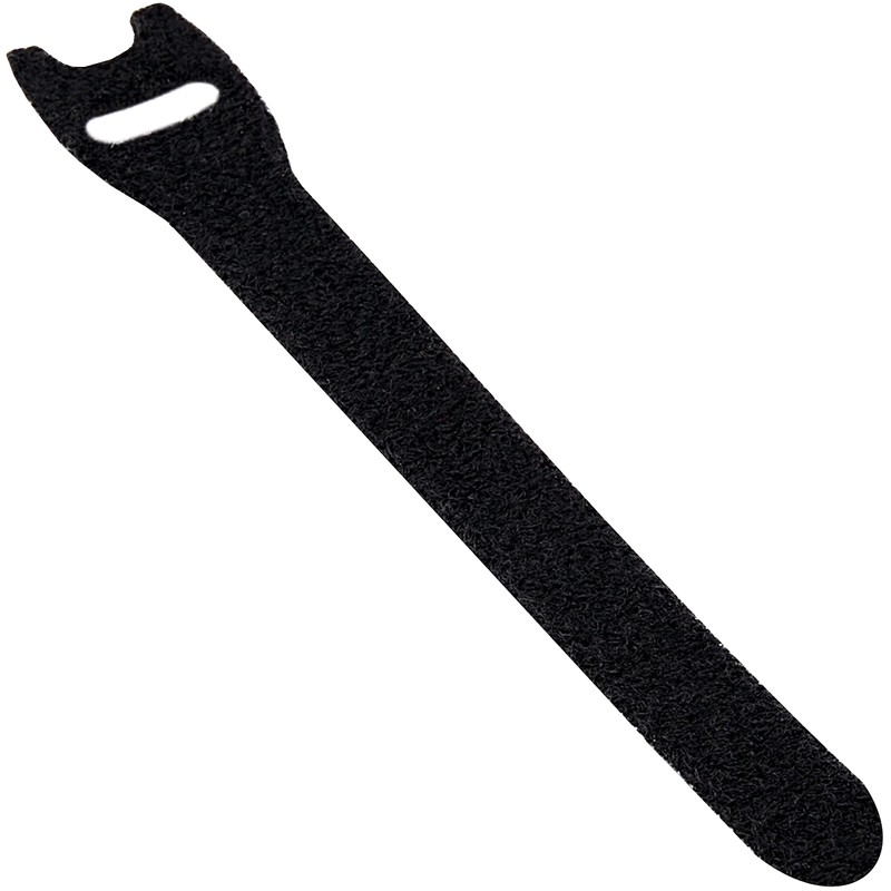 ISOLATECH Pack of 100 Black Cable Ties, Velcro Cable Ties,