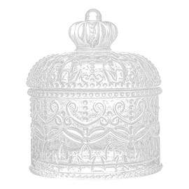 Large Body Powder Puffs and Containers, Crystal Clear Powder Container with Soft Power Puffs